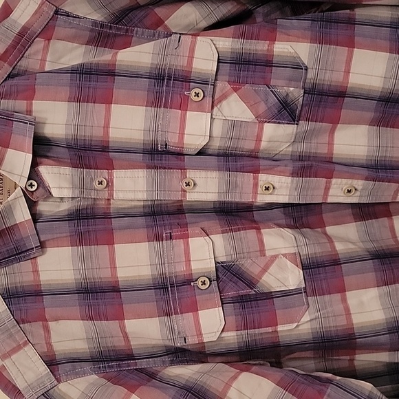 Tommy Bahama Size S Purple Plaid Button Down Long Sleeve Shirt. NWOT - Picture 2 of 7